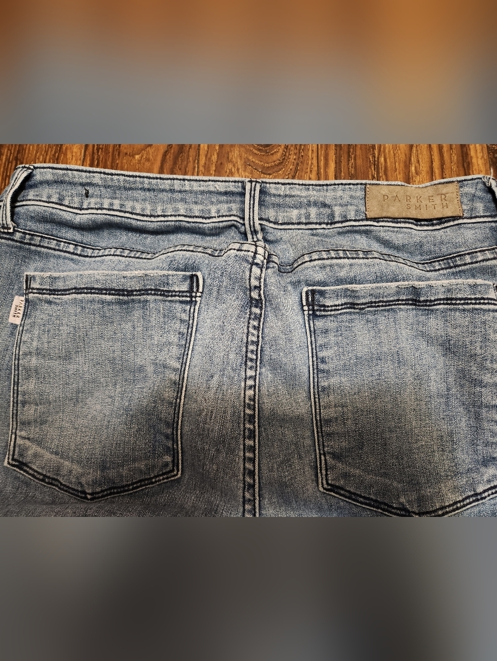 PARKER SMITH Women's Straight-Leg Blue Jeans Sz 30 - Picture 7 of 8